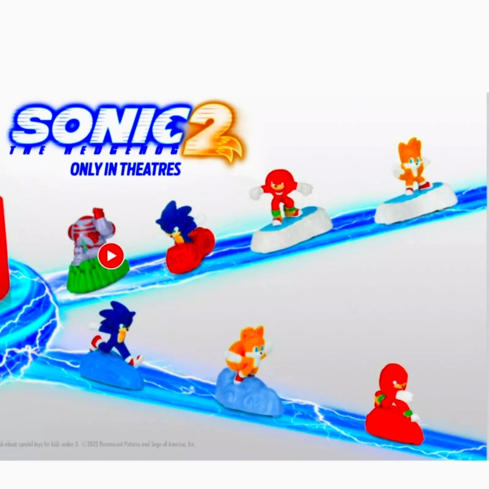 Sonic 2 happy meal toys